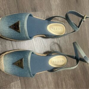 GUESS Women's Blue Espadrille Sandals